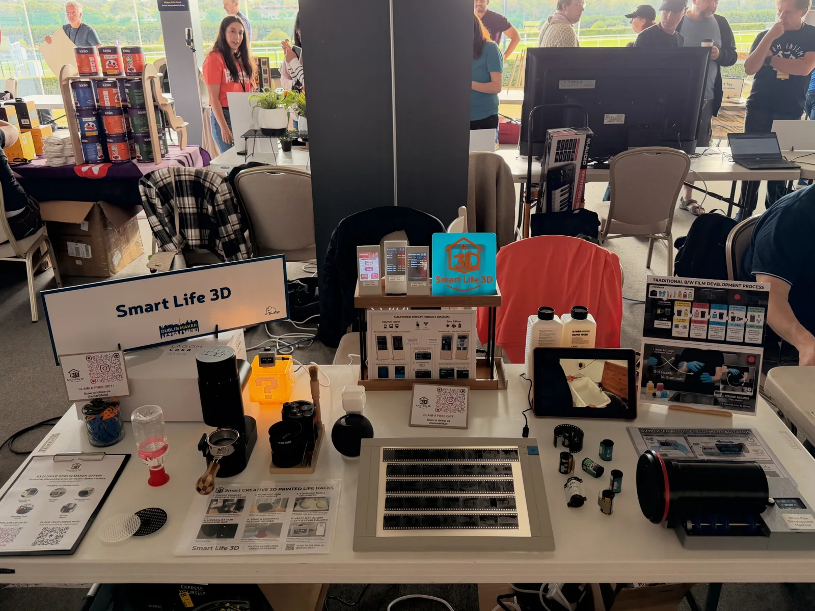 SmartLife 3D Exhibition Table at Dublin Maker Festival